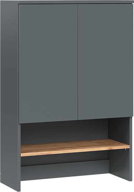 Produktbild Vichy Waschmaschinenoberschrank Viktor, Anthrazit/Goldkraft Eiche, 68 x 100.4 cm