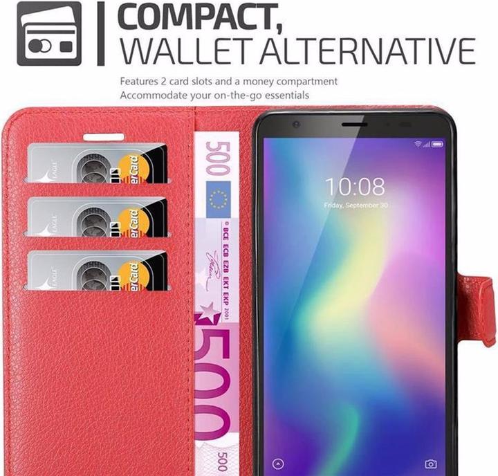 Actual product image Cadorabo Book with stand function cover (ZTE Blade A5)