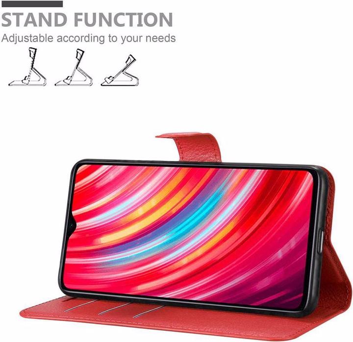Actual product image Cadorabo Book with stand function cover (Xiaomi Redmi Note 8 Pro)