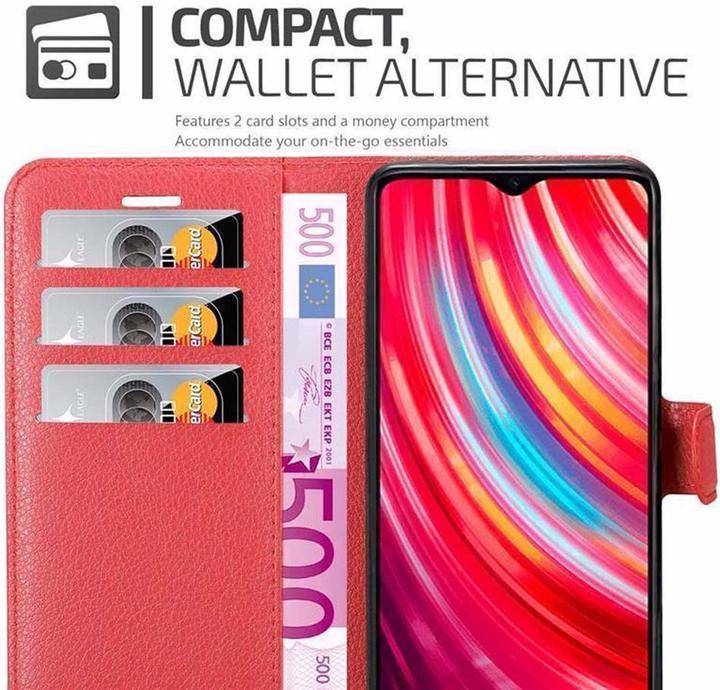 Actual product image Cadorabo Book with stand function cover (Xiaomi Redmi Note 8 Pro)