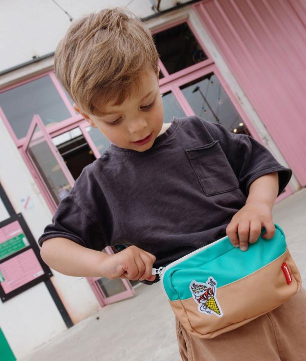 Image du produit Hello Hossy Mini sac banane Gelato - Bleu / Beige