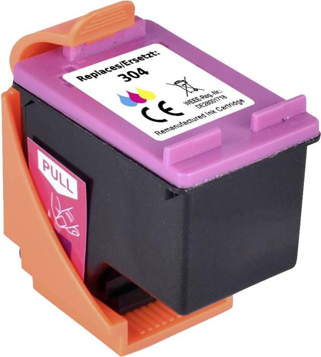 Actual product image Renkforce Ink replaces HP 304 (N9K05AE) Compatible Cyan, Magenta, Yellow RF-570 (M, C, Y)