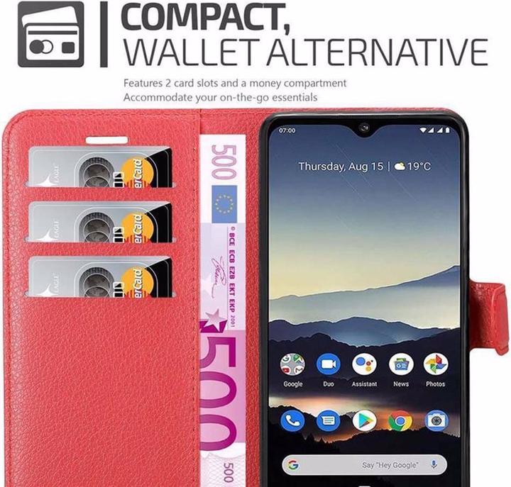 Actual product image Cadorabo Book with stand function cover (Nokia 7.2)