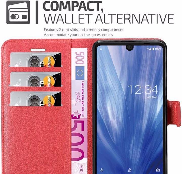 Produktbild Cadorabo Book mit Standfunktion Cover (Sharp Aquos R3)