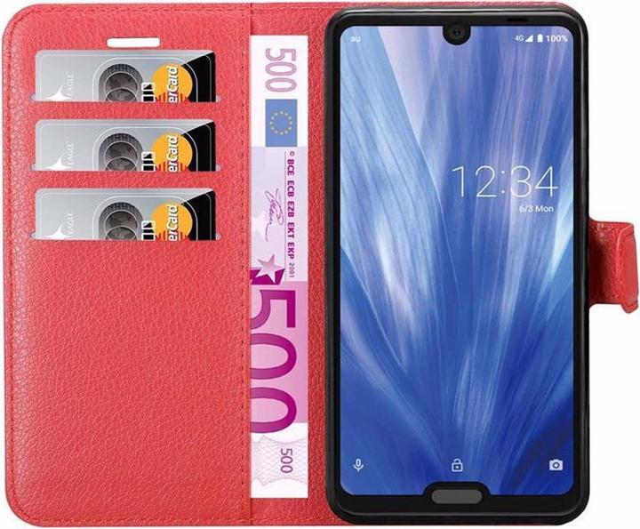 Produktbild Cadorabo Book mit Standfunktion Cover (Sharp Aquos R3)