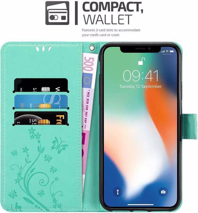 Image du produit Cadorabo Couverture du livre de fleurs (Apple iPhone XS Max)