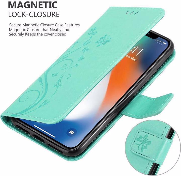 Image du produit Cadorabo Couverture du livre de fleurs (Apple iPhone XS Max)