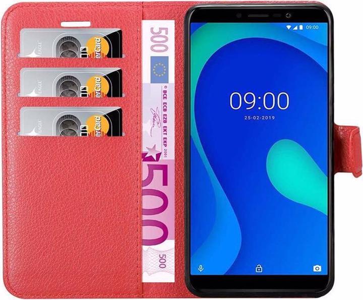 Actual product image Cadorabo Book with stand function cover (Wiko Y80)