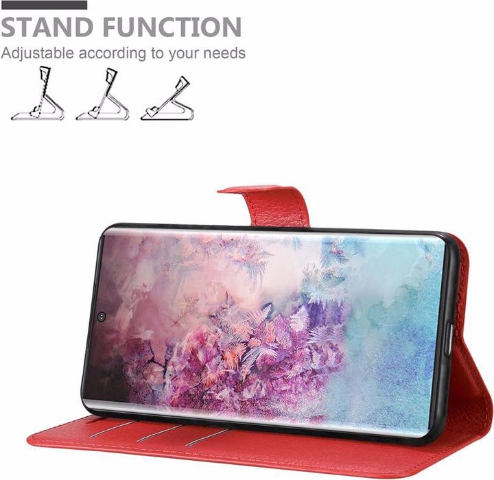 Actual product image Cadorabo Book with stand function cover (Samsung Galaxy Note 10+)