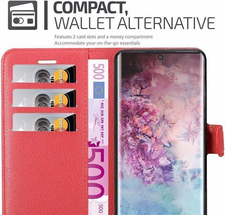Actual product image Cadorabo Book with stand function cover (Samsung Galaxy Note 10+)