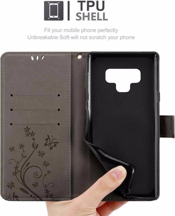 Productafbeelding Cadorabo Bloemen Boekomslag (Samsung Galaxy Note 9)