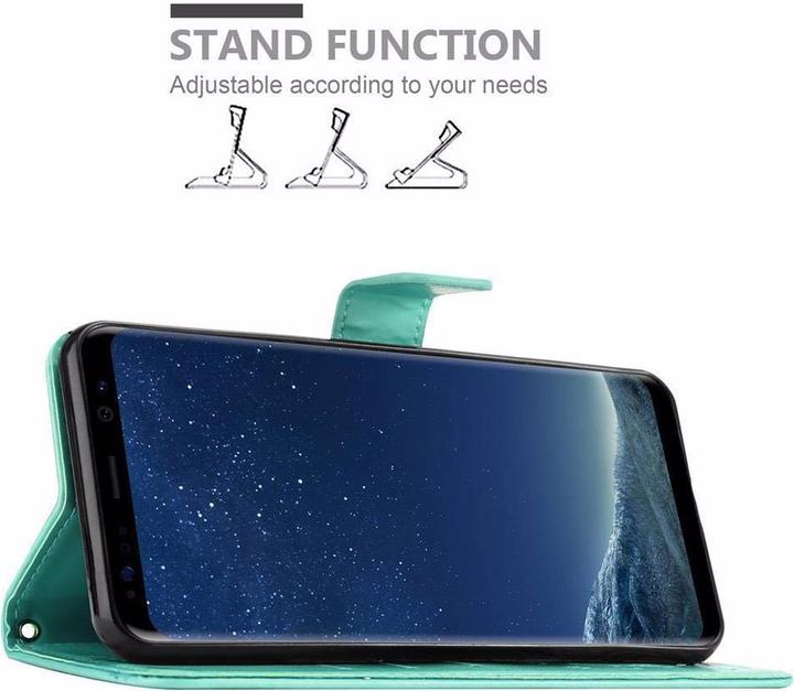 Actual product image Cadorabo Flower Book Cover (Samsung Galaxy S8+)