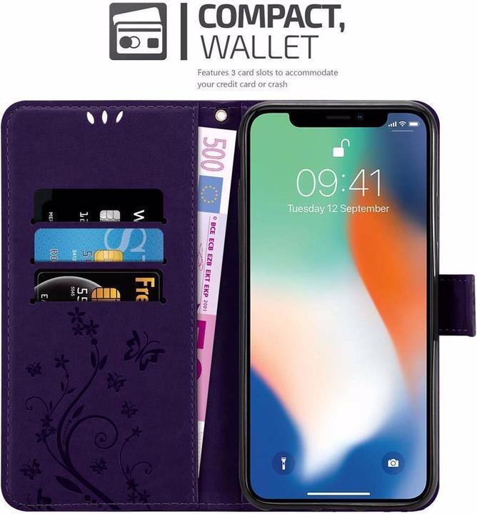 Actual product image Cadorabo Flower Book Cover (Apple iPhone XR)
