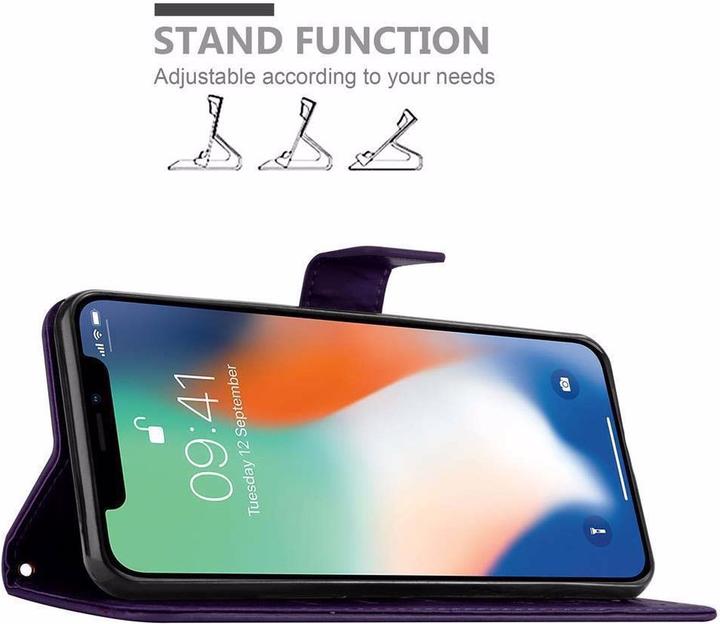 Actual product image Cadorabo Flower Book Cover (Apple iPhone XR)