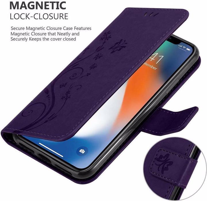 Actual product image Cadorabo Flower Book Cover (Apple iPhone XR)