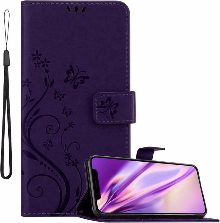 Floral dark purple