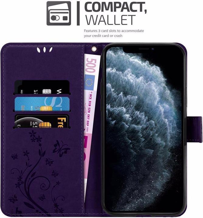 Actual product image Cadorabo Flower Book Cover (Apple iPhone 11)