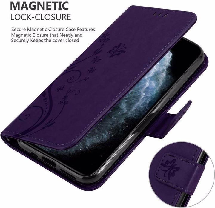 Actual product image Cadorabo Flower Book Cover (Apple iPhone 11)