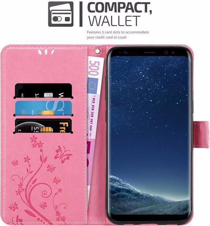 Productafbeelding Cadorabo Bloemen Boekomslag (Samsung Galaxy S8+)