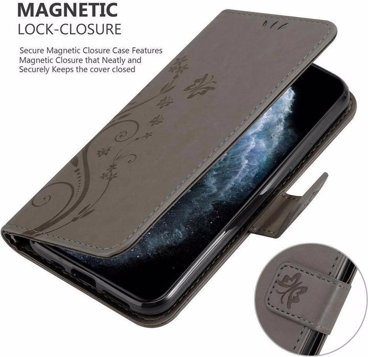 Produktbild Cadorabo Flower Book Cover (Apple iPhone 11 Pro)