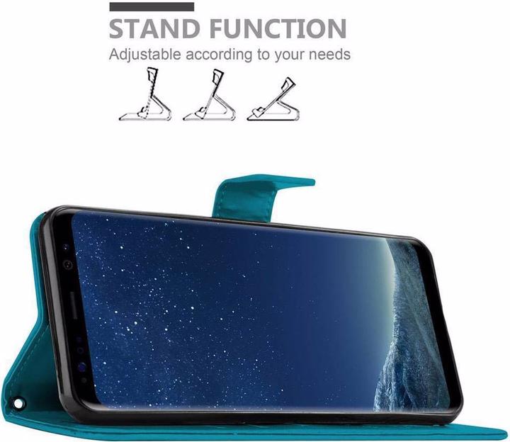 Productafbeelding Cadorabo Bloemen Boekomslag (Samsung Galaxy S8+)