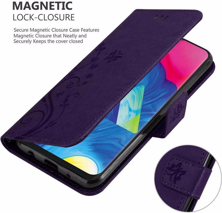Produktbild Cadorabo Flower Book Cover (Samsung Galaxy A10, HTC One M10)