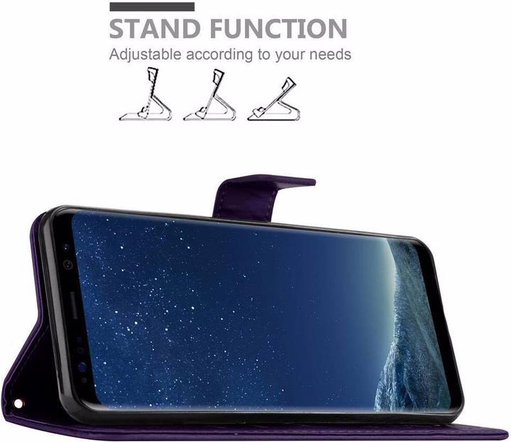 Actual product image Cadorabo Flower Book Cover (Samsung Galaxy S8)