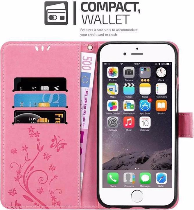 Immagine prodotto Cadorabo Copertina del libro di fiori (Apple iPhone 6, Apple iPhone 6s)