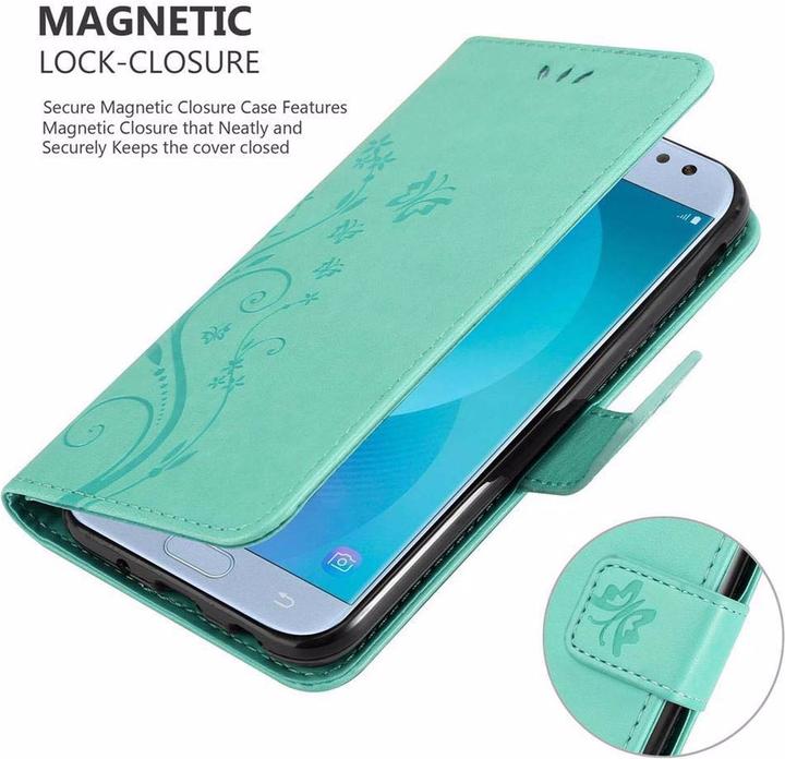 Produktbild Cadorabo Flower Book Cover (Samsung Galaxy J5 (2017))