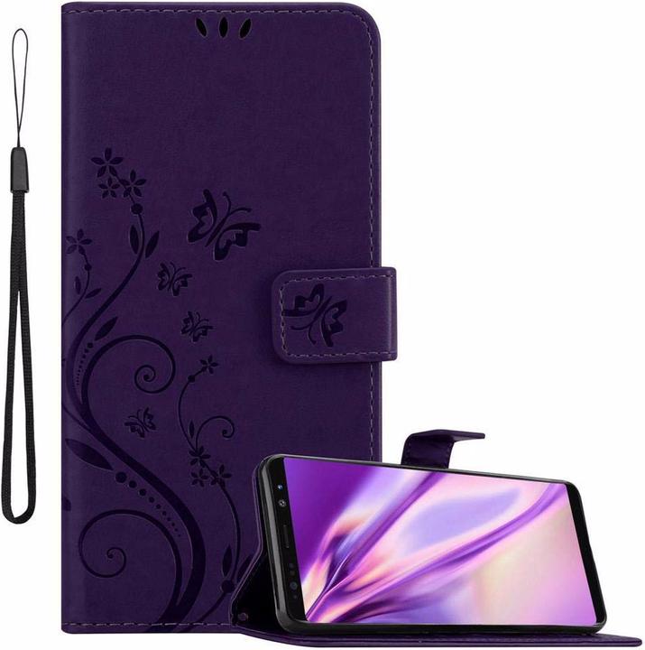 Floral dark purple