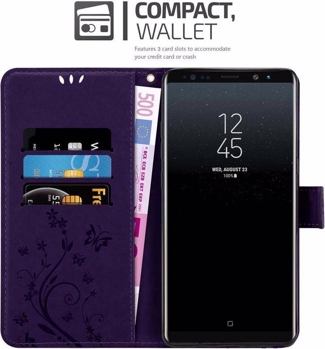 Productafbeelding Cadorabo Bloemen Boekomslag (Samsung Galaxy Note 8)