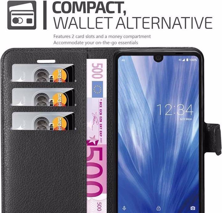 Actual product image Cadorabo Book with stand function cover (Sharp Aquos R3)