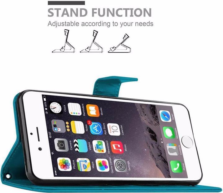 Actual product image Cadorabo Flower Book Cover (Apple iPhone 6)