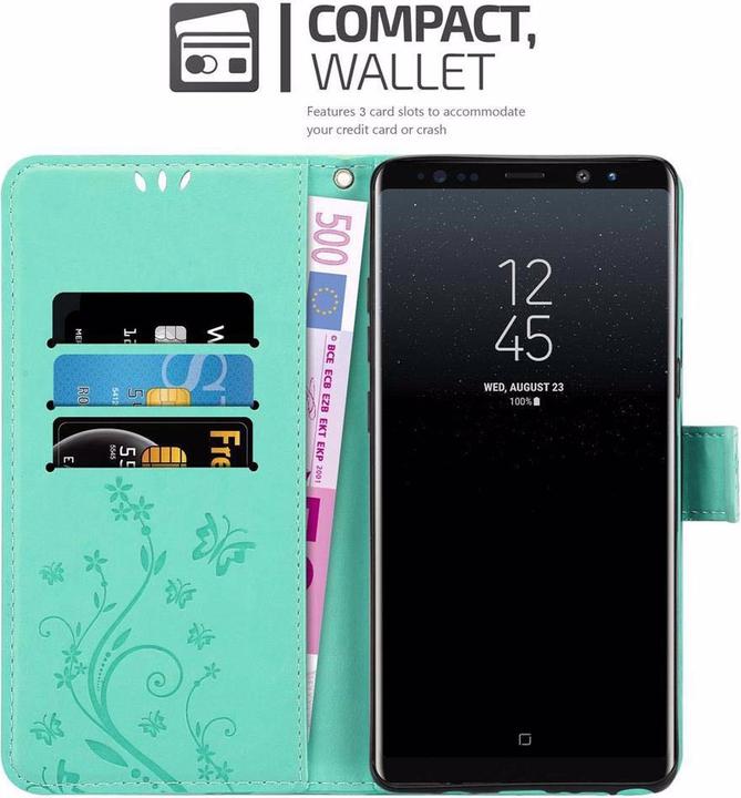 Productafbeelding Cadorabo Bloemen Boekomslag (Samsung Galaxy Note 8)