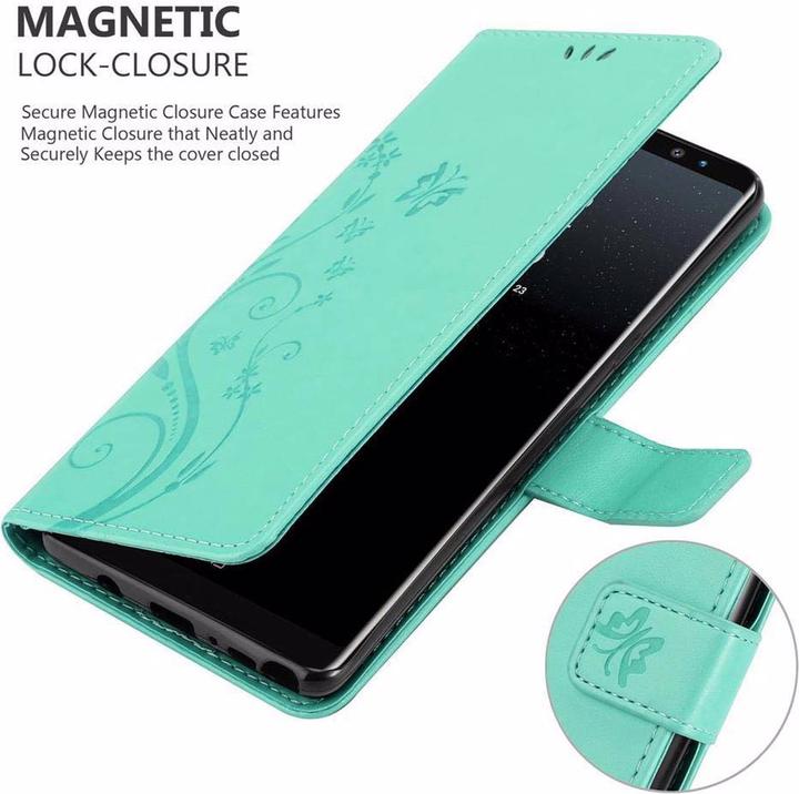 Productafbeelding Cadorabo Bloemen Boekomslag (Samsung Galaxy Note 8)