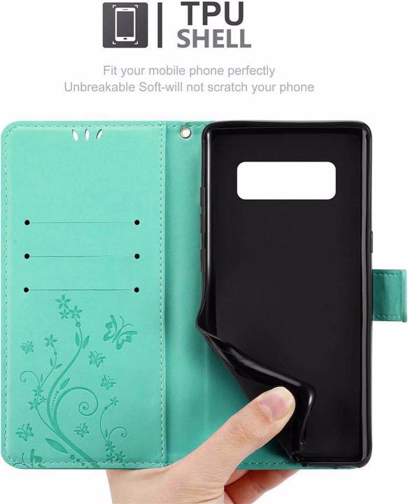 Productafbeelding Cadorabo Bloemen Boekomslag (Samsung Galaxy Note 8)