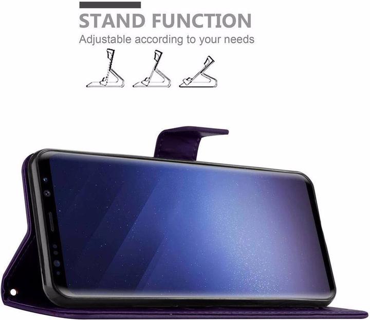 Actual product image Cadorabo Flower Book Cover (Samsung Galaxy S9+)