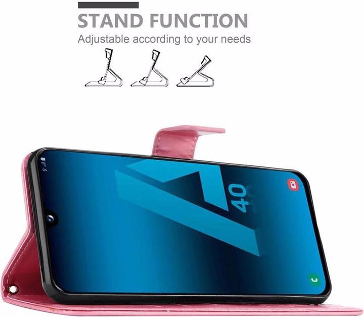 Actual product image Cadorabo Flower Book Cover (Samsung Galaxy A40)