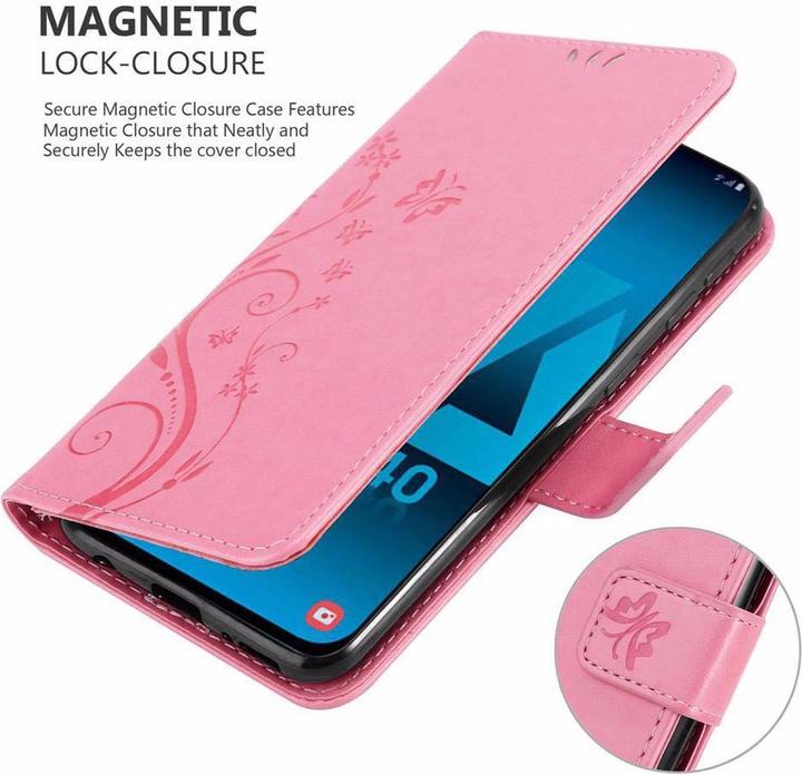 Actual product image Cadorabo Flower Book Cover (Samsung Galaxy A40)