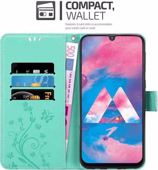Image du produit Cadorabo Couverture du livre de fleurs (Samsung Galaxy M30)