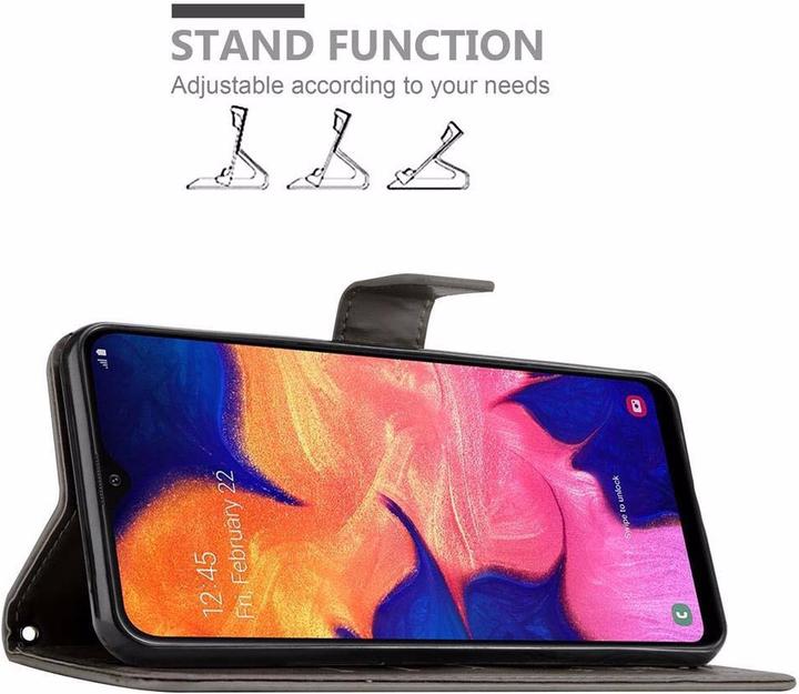 Actual product image Cadorabo Flower Book Cover (Samsung Galaxy A10, HTC One M10)