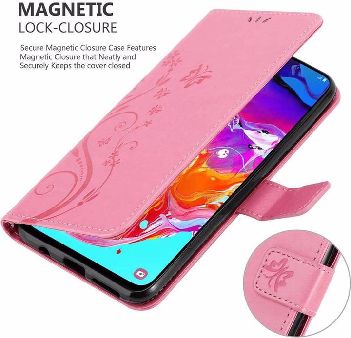 Produktbild Cadorabo Flower Book Cover (Samsung Galaxy A70)