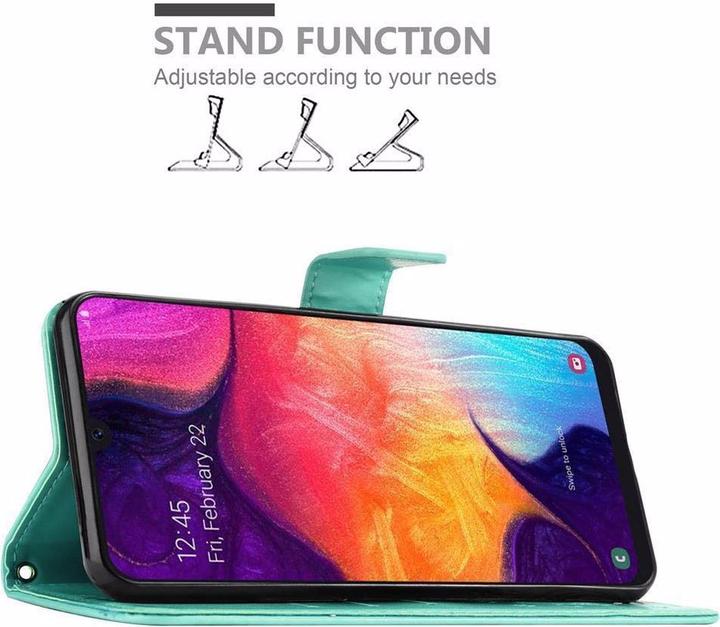 Image du produit Cadorabo Couverture du livre de fleurs (Samsung Galaxy A30s, Samsung Galaxy A50)