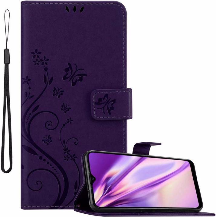 Floral dark purple