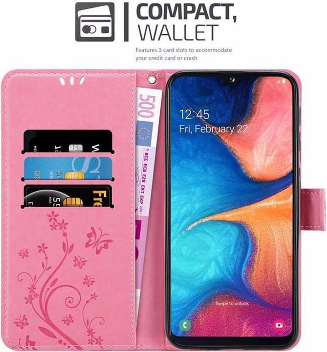 Actual product image Cadorabo Flower Book Cover (Samsung Galaxy A10e)