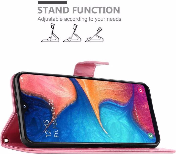Actual product image Cadorabo Flower Book Cover (Samsung Galaxy A10e)