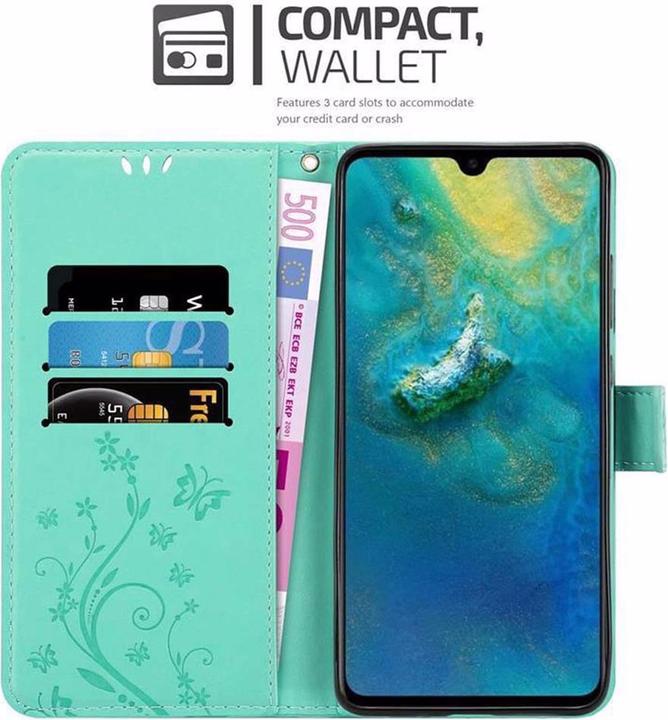 Image du produit Cadorabo Couverture du livre de fleurs (Mate 20)