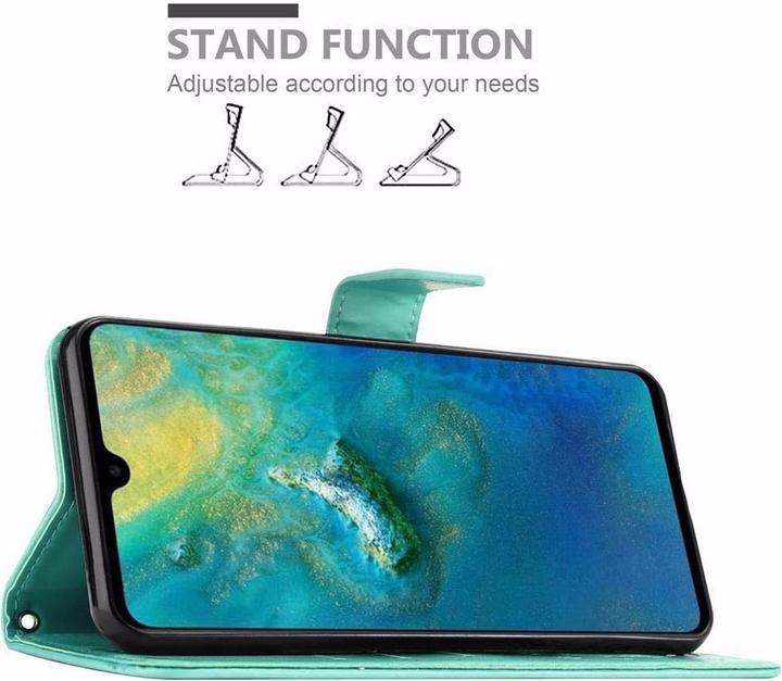 Image du produit Cadorabo Couverture du livre de fleurs (Mate 20)
