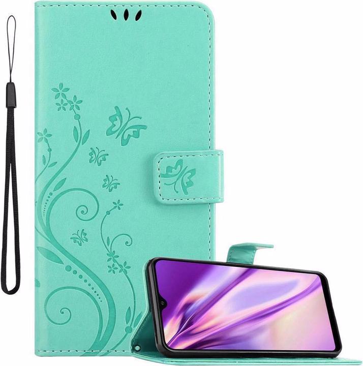 Actual product image Cadorabo Flower Book Cover (Samsung Galaxy A20, TCL A30, Samsung Galaxy M10s)