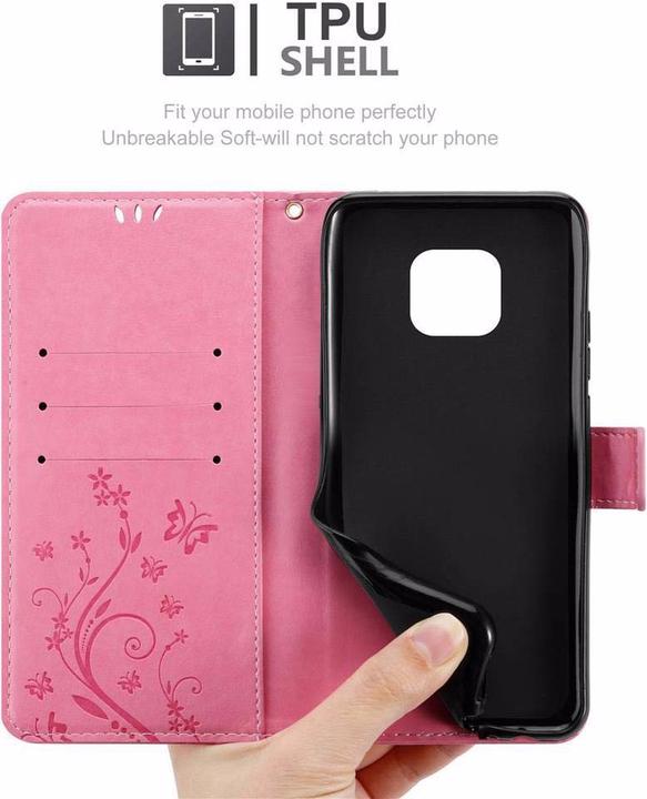 Produktbild Cadorabo Flower Book Cover (Huawei Mate 20 Pro)